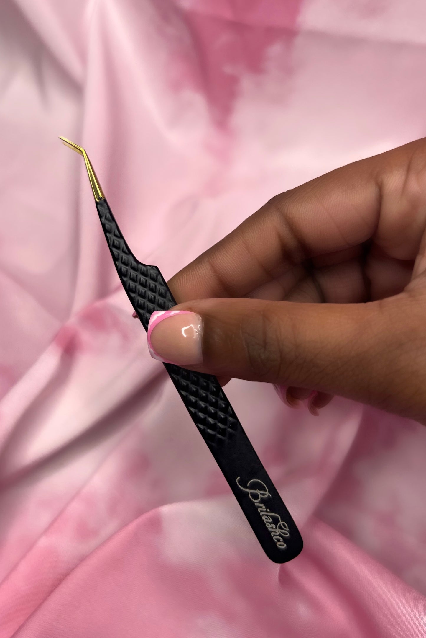 Angled Bottom Lash Tweezer