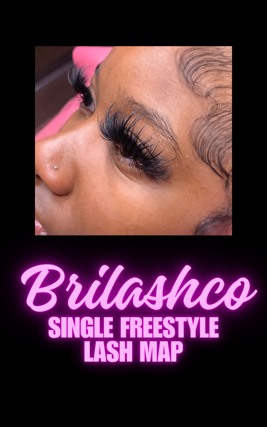 Single Freestyle Lash Map